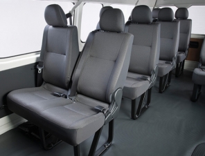 10 passenger minibus interior